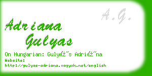 adriana gulyas business card